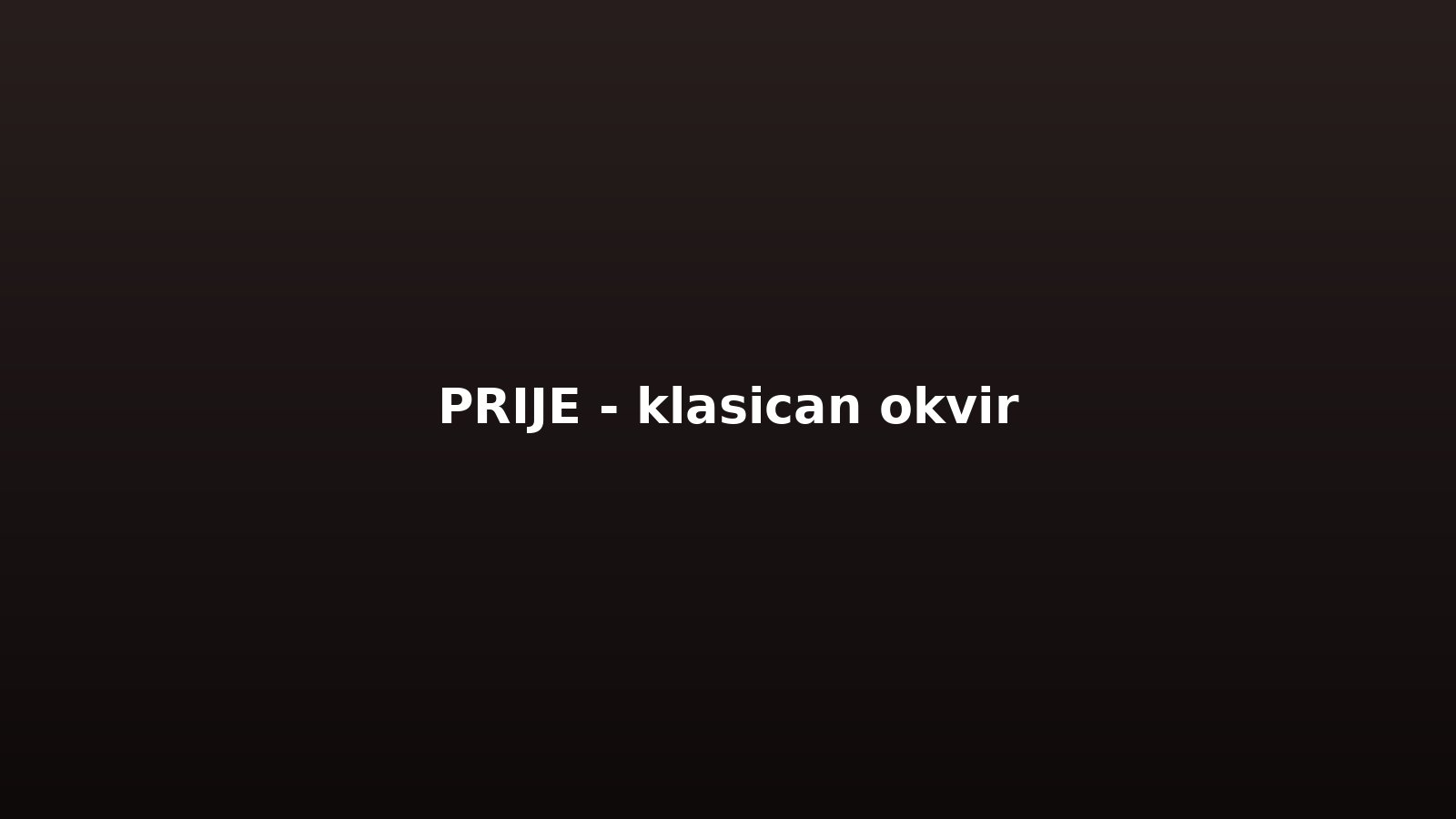 Vozilo sa klasičnim okvirom tablice